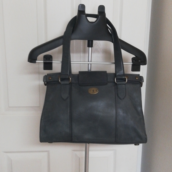 Fossil leather tote purse - Picture 5 of 8